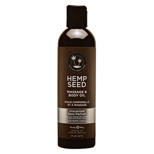 Earthly Body Massage Oil Unscented 8oz