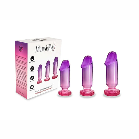 Adam & Eve 'Sunset Dreams' Anal Plug Training Kit