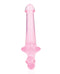 RealRock Crystal Clear 6″ Strapless Strap-On -Pink