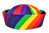Rainbow Sailor Hat - Polyester