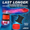 JOCK 2-in-1 Silicone Cock Ring -Red