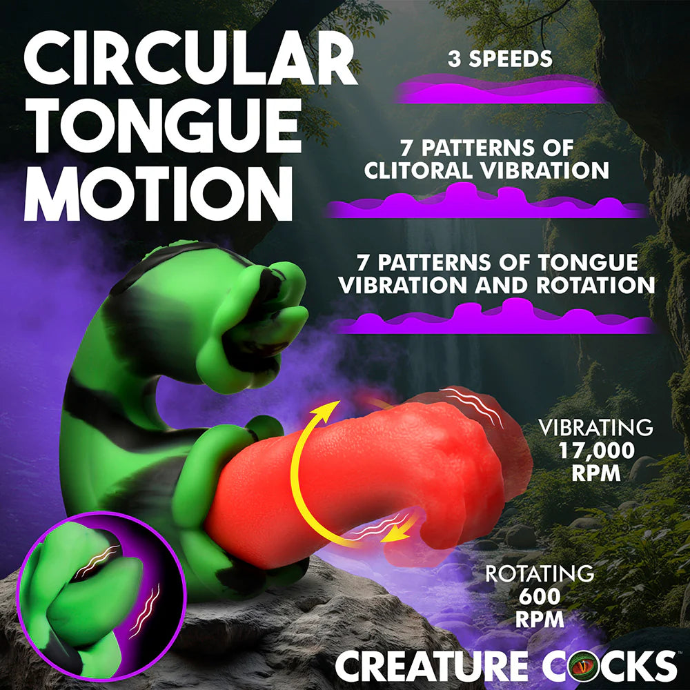 CC 'Tongue Lasher' Silicone Vibrator