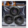 Oxballs  ''Fat Willy'' 3 Pack C/Rings -Black