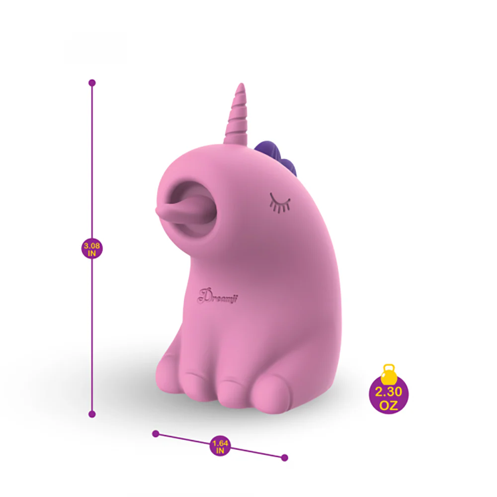 Dreamii Licks Licking Unicorn Stimulator -Mystical Pink