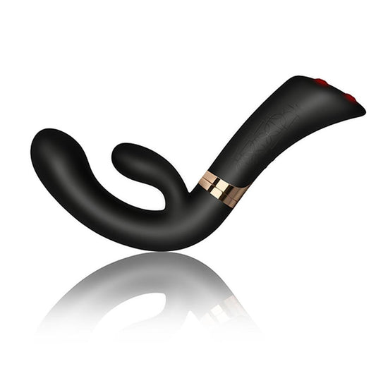 Rocks Off Enigma Enigma Fuzion 10 Speed Rechargeable vibe - Black