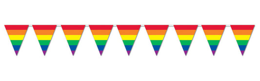 Rainbow Pendant Flag Set