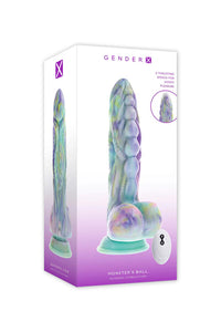 Gender X 'Monster's Ball' Thrusting & Vibrating Dildo w/ Remote