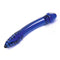 Glas 11" Double Sided G-Spot Dildo - Blue