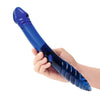 Glas 11" Double Sided G-Spot Dildo - Blue