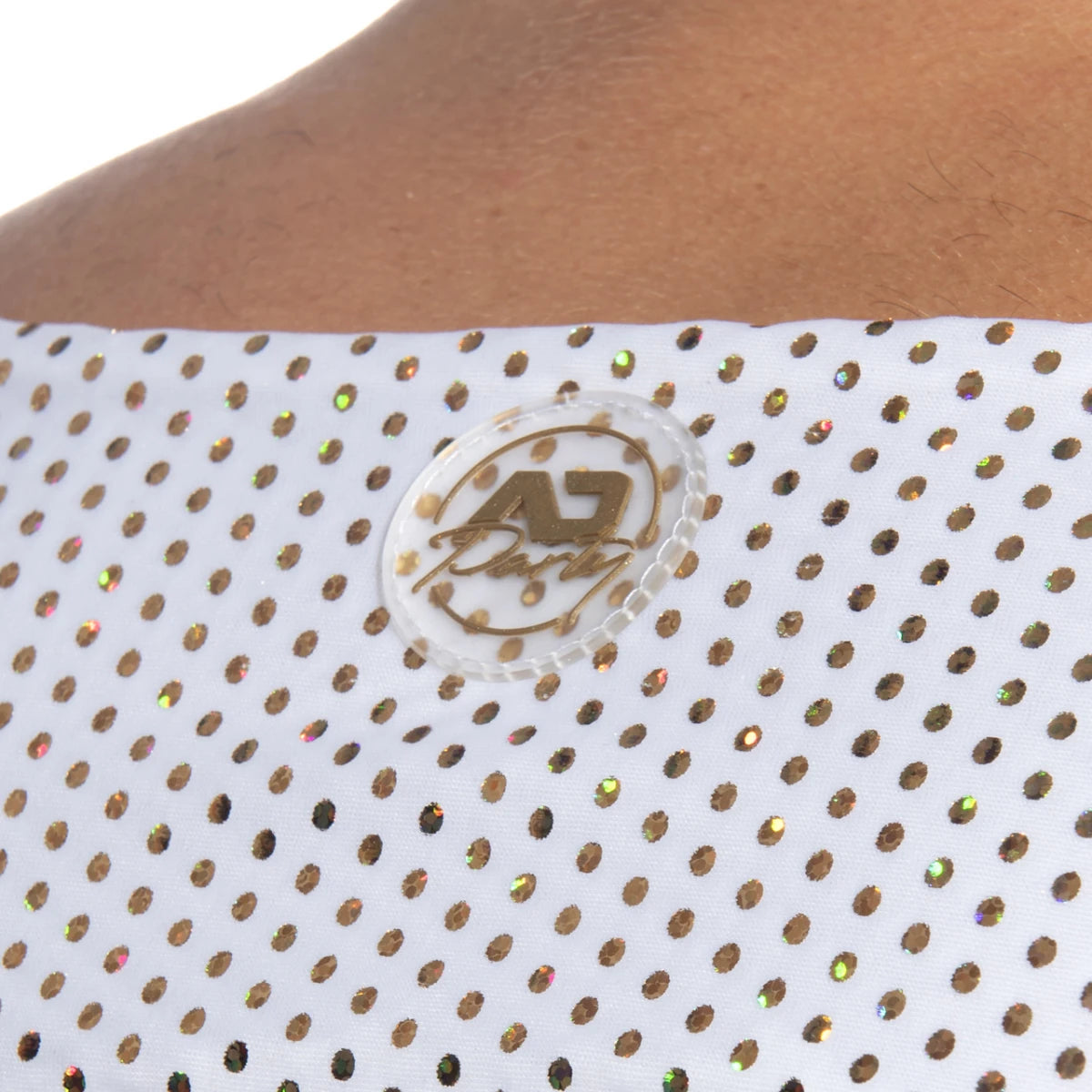Addicted Gold Spots Party Body Harness
