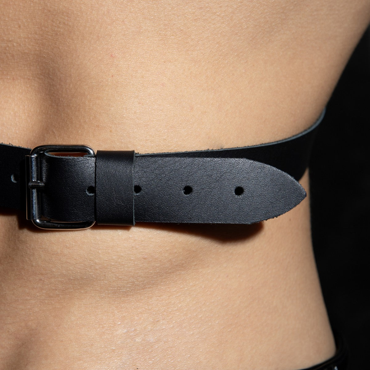 AD Fetish Goliath Leather Harness - Black