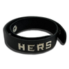 Leather Wordband Collar - Hers