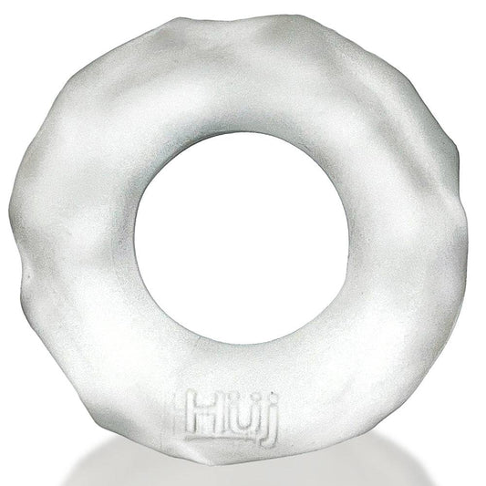 Hunkyjunk Fractal Cock Ring Clear Ice