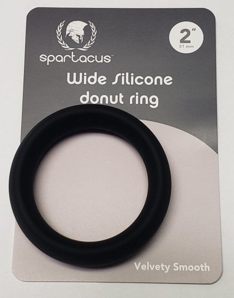 Spartacus  2" Wide Cock Ring -Black