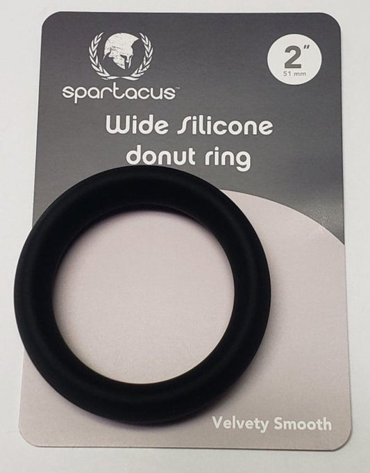 Spartacus  2" Wide Cock Ring -Black