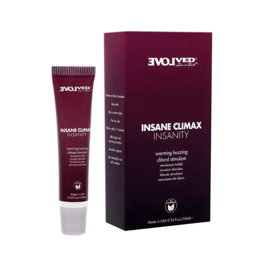 Evolved ''Insane Climax'' Insanity Warming Buzzing Clitoral Gel
