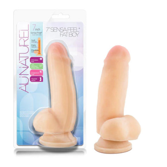 Au Naturel Fat Boy Dildo 7"