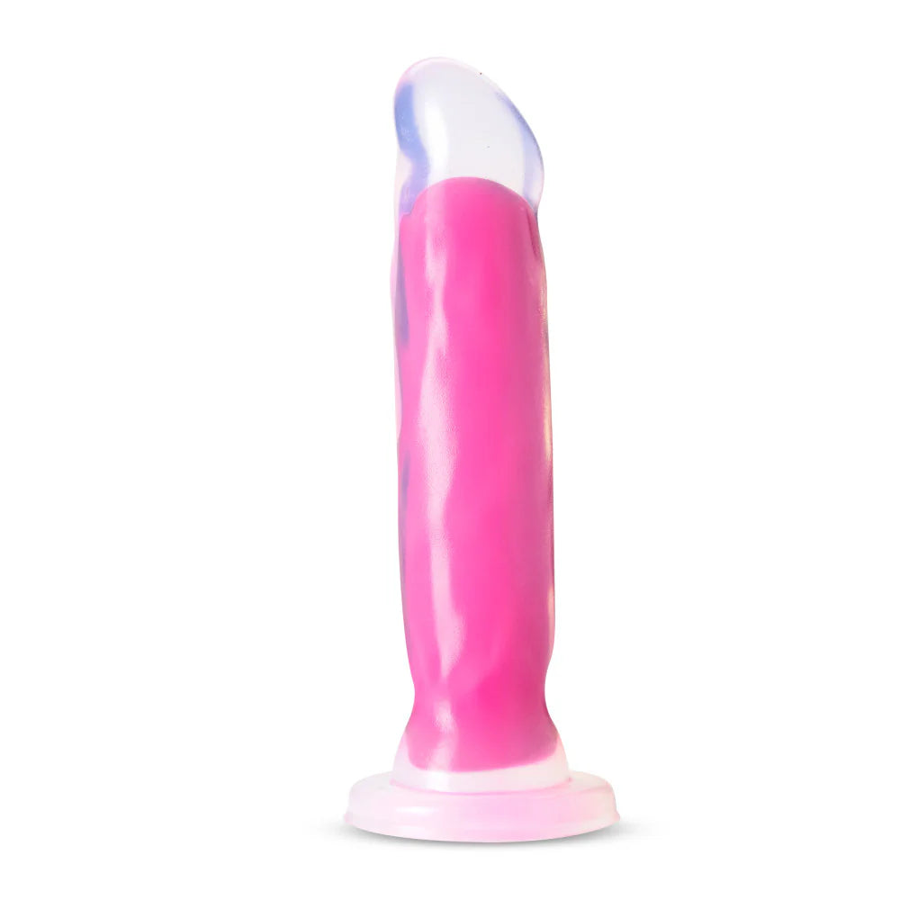 Neo Elite 'Glow In The Dark' 8 inch Dildo -Pink