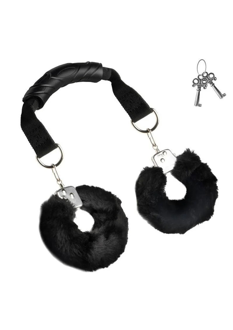 MS 'The Handler' Furry Handcuffs w/ Handle