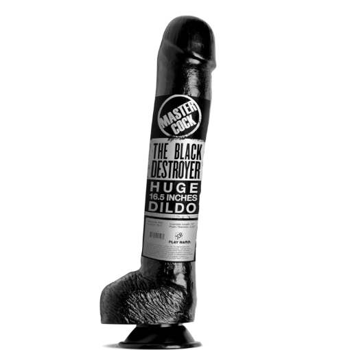 Master Series The Black Destroyer 17" Dildo