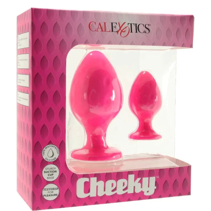 CalExotics "Cheeky" Butt Plugs -Pink