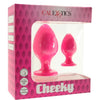 CalExotics &quot;Cheeky&quot; Butt Plugs -Pink