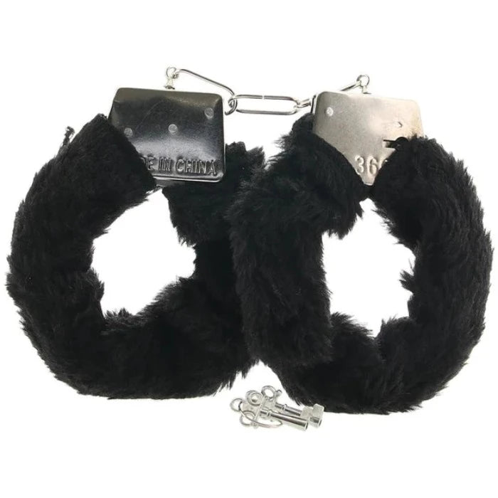 Calex Black Furry Cuffs