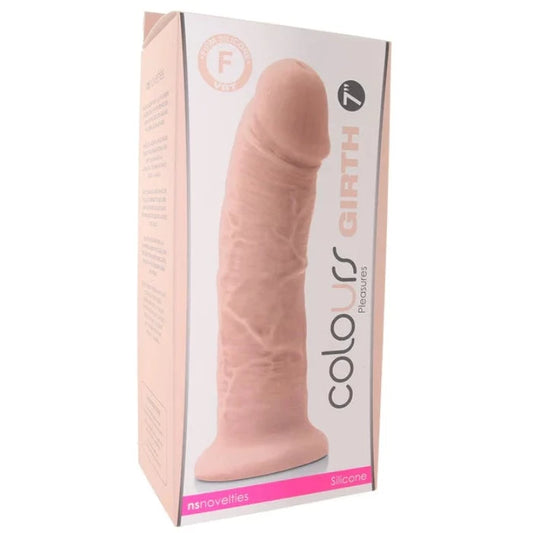Colours 'Girth' Dual Density 7in Dildo -White