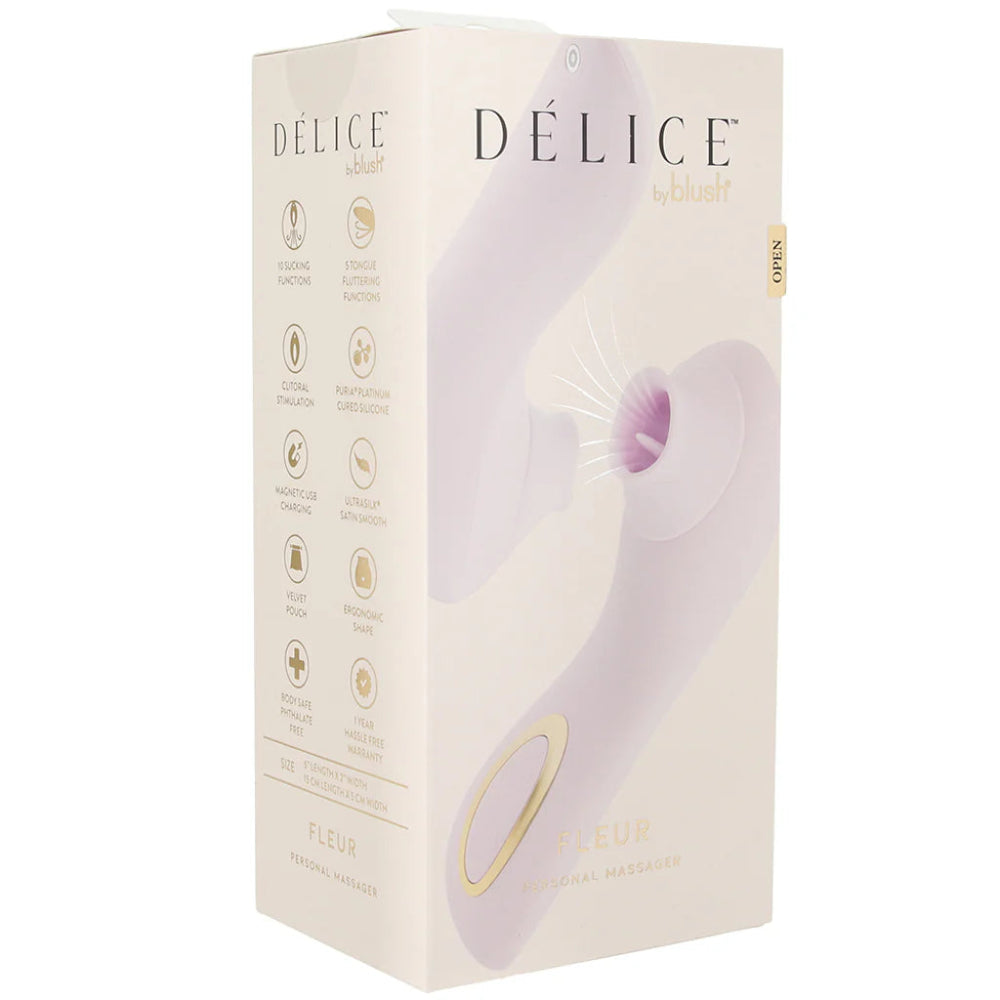 Delice Fleur Fluttering Suction Clit Vibe