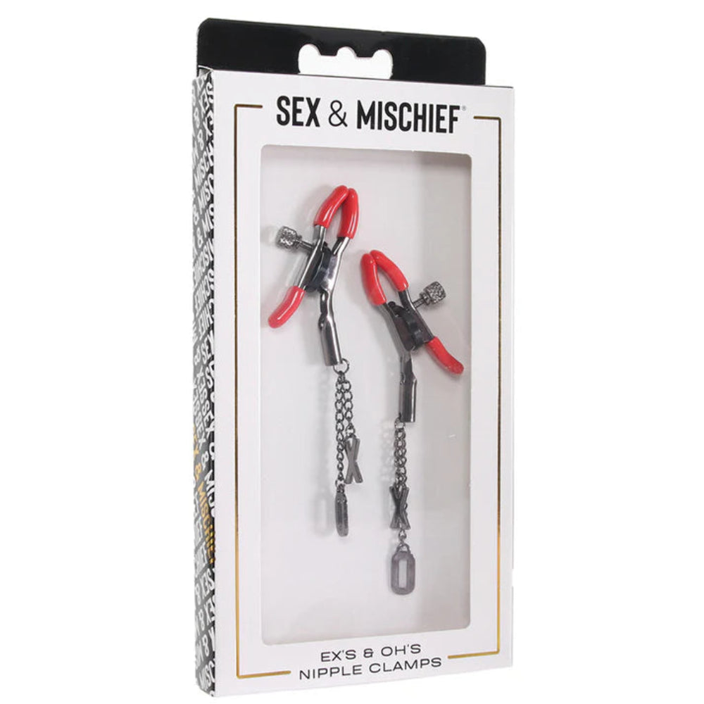 Ex's & Oh's Nipple Clamps