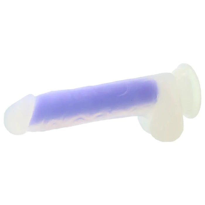 Evolved "Luminous" 8 Inch Dildo -Purple