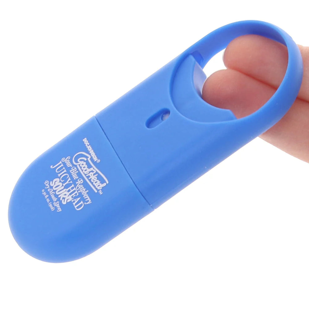 Juicy Head Sours Spray To-Go in Blue Raspberry