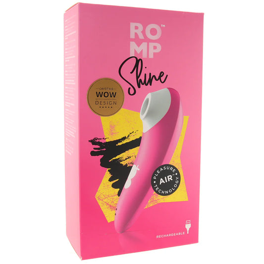 Romp "Shine" Pleasure Air Clitoral Stimulator -Pink