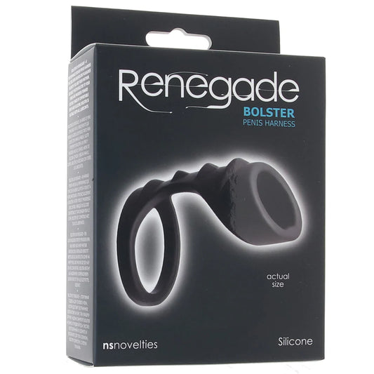Renegade "Bolster" Penis Harness -Black