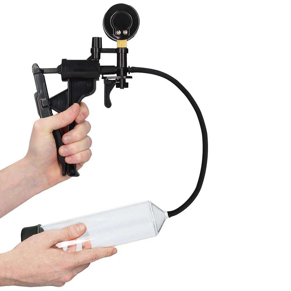 Pumped "Elite" Beginner Pump w/ PSI Gauge -Clear