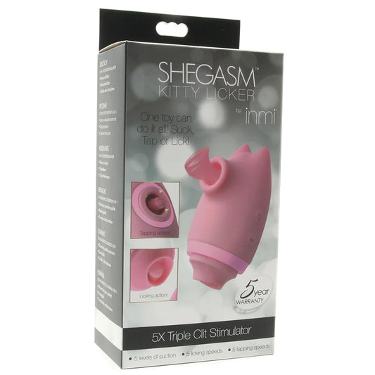 Shegasm "Kitty" Licker Triple Clit Stimulator