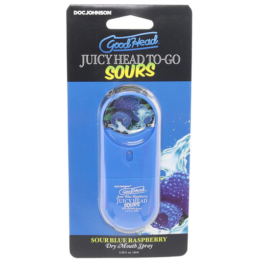 Juicy Head Sours Spray To-Go in Blue Raspberry