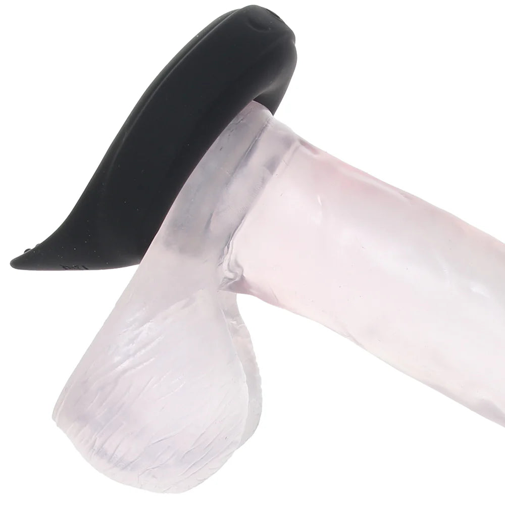 Renegade 'Slider' Vibrating Cock Ring -Black
