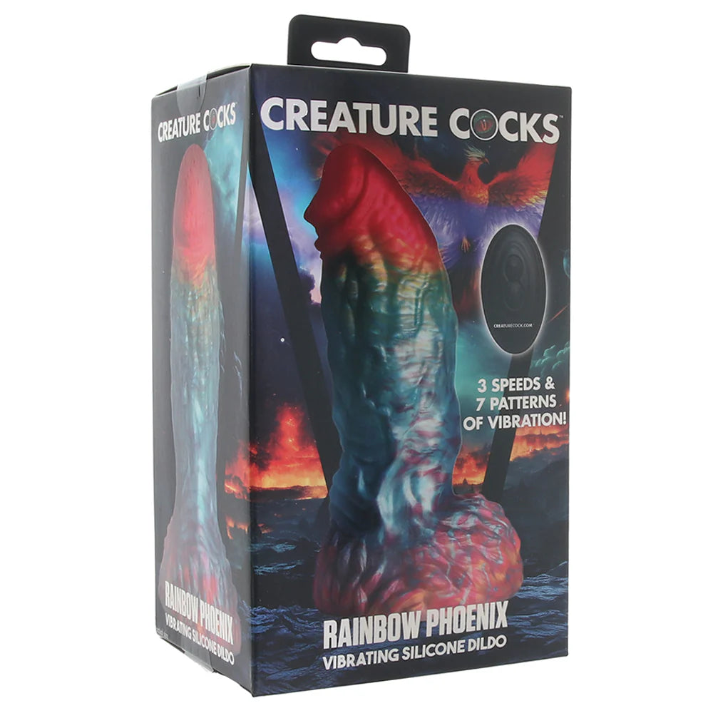 Creature Cocks "Rainbow Phoenix" Dildo Vibe