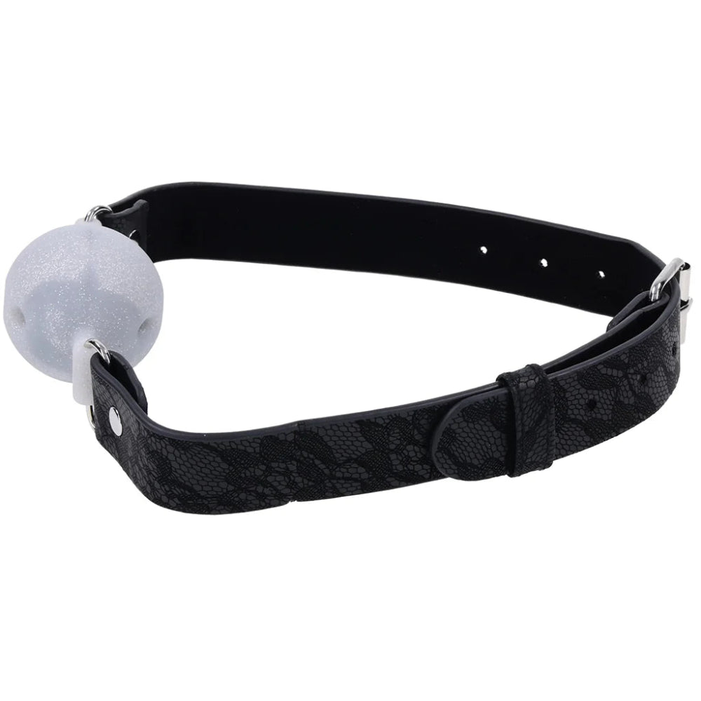 S&M 'Lace' Silicone Breathable Ball Gag