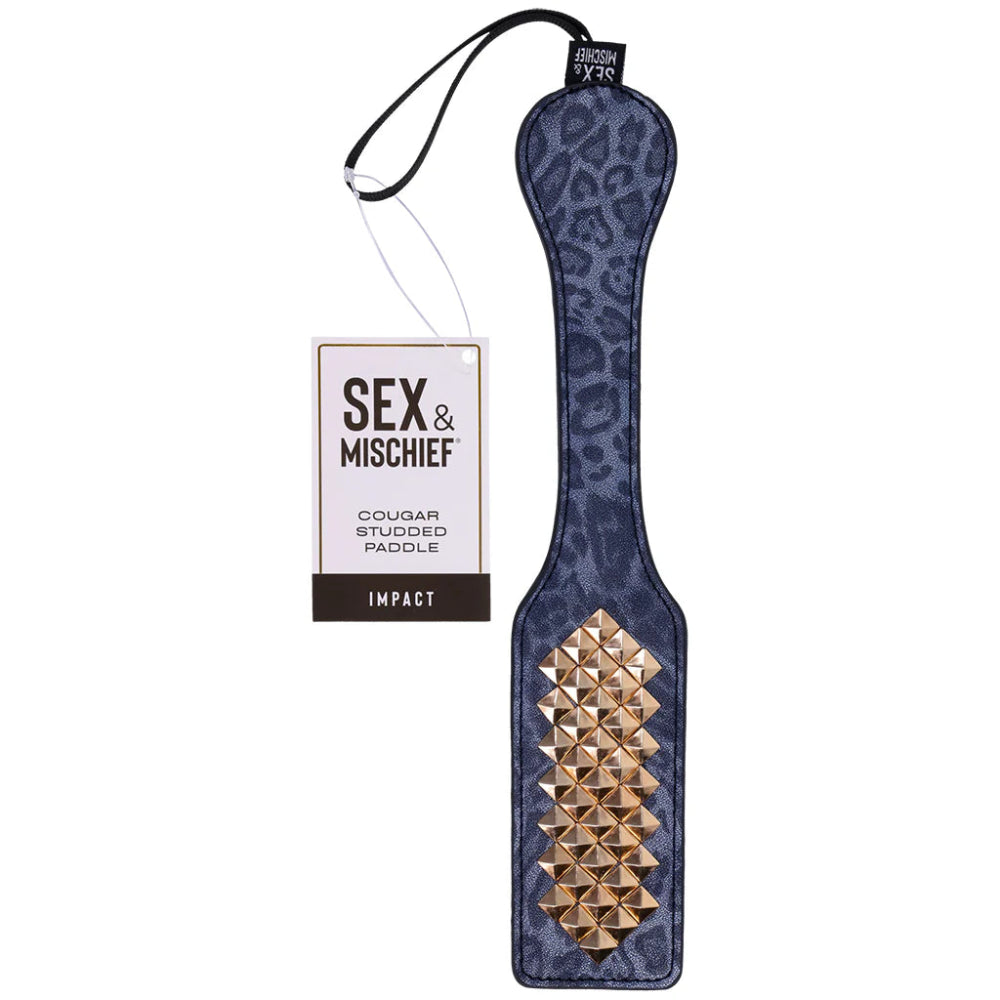 Sex & Mischief 'Cougar'Studded Paddle
