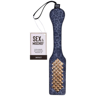 Sex & Mischief 'Cougar'Studded Paddle