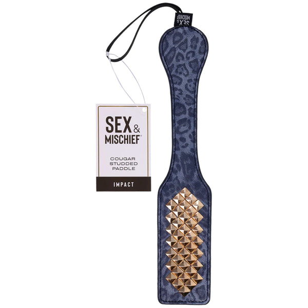 Sex & Mischief 'Cougar'Studded Paddle