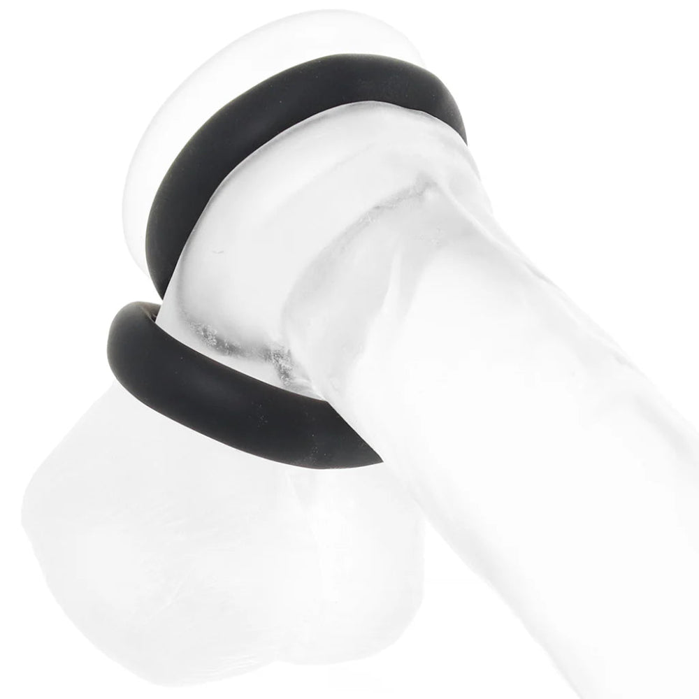 Rock Solid Double Stamina Rings w/ Metal Beads