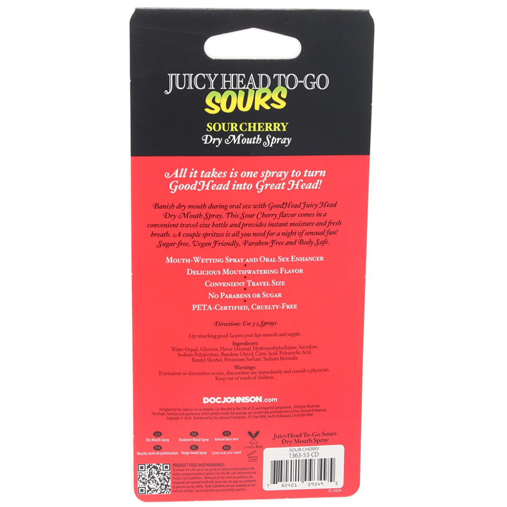 Juicy Head Sours Spray To-Go in Sour Cherry
