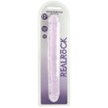 RealRock Crystal Clear Jelly 13'' Double Dildo -Purple