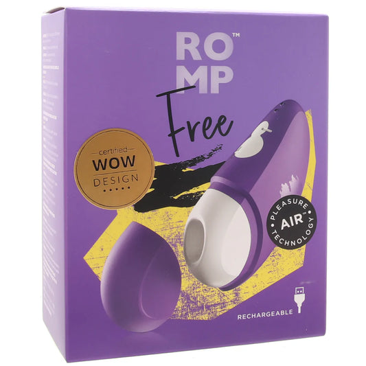 Romp "Free" Pleasure Air Clitoral Stimulator -Purple