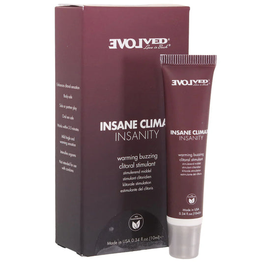 Evolved Insane Climax Insanity Clitoral Stimulant in 0.34oz/10ml