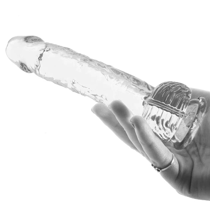 Real Rock 6inch Dildo w/ Balls -Clear