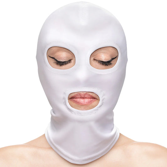 Taboo "Eyes and Mouth" Hood -White